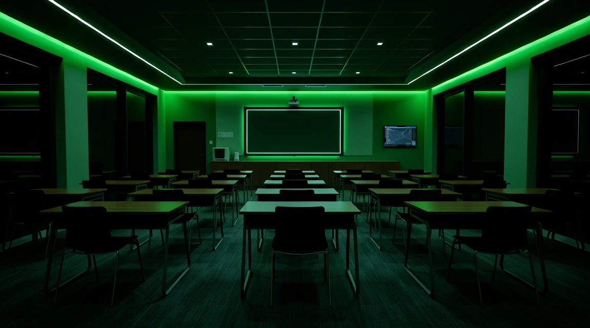 Aula de diseño curricular vacía